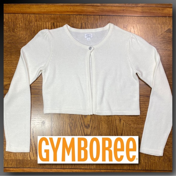 Gymboree Other - Dressed up by Gymboree Off White Cropped Cardigan/Sweater
Size L (10-12)